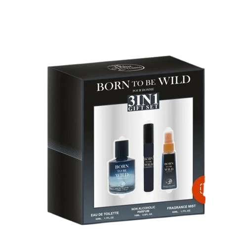 Giftset Born to be wild 3 pcs budget