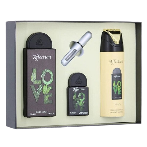 Lattafa Affection Giftset 4pcs. 100 ml EDP