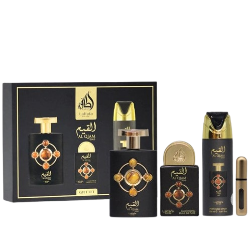 Lattafa Al Qiam Gold Giftset 4 pcs. 100 ml EDP
