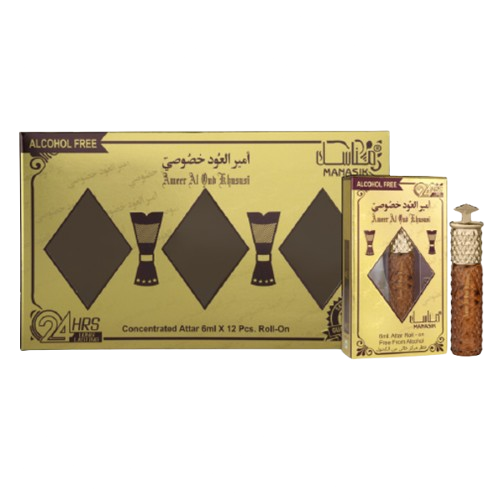 Manasik Ameer Al Oud Khususi Roll on 6 ml Alcohol free
