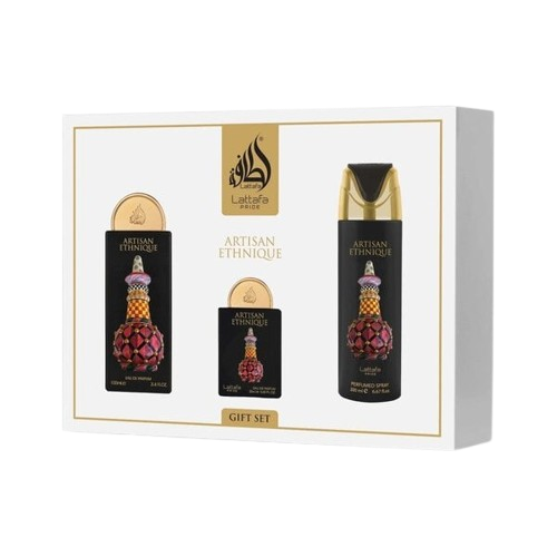 Lattafa Artisan Ethnique Giftset 4 pcs. 100 ml EDP