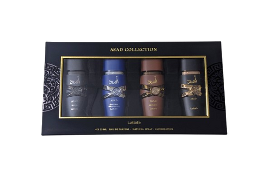 Lattafa Asad Collection Giftset 4 x 25 ml EDP 100ml