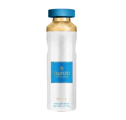 Riiffs Celesto Turquoise Deo Perfumed Body Spray 200 ml