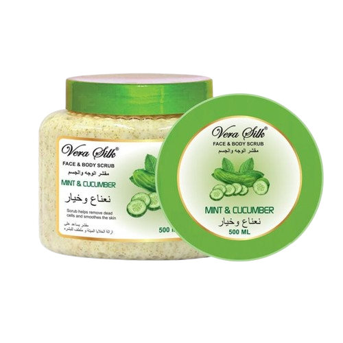 Vera Silk  Body Scrub Mint & komkommer