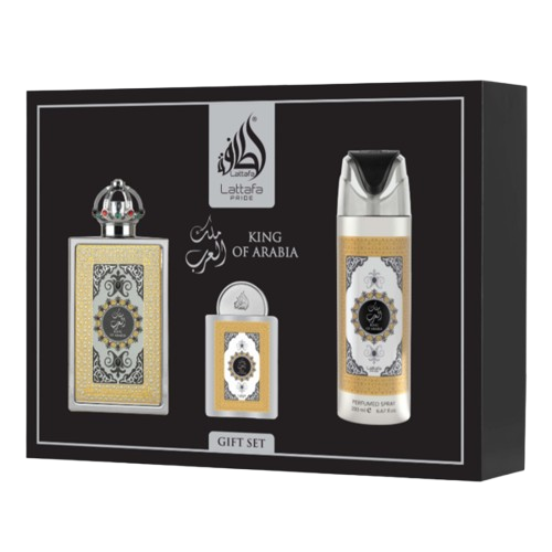 Lattafa King of Arabia Giftset 4 pcs. 100 ml EDP
