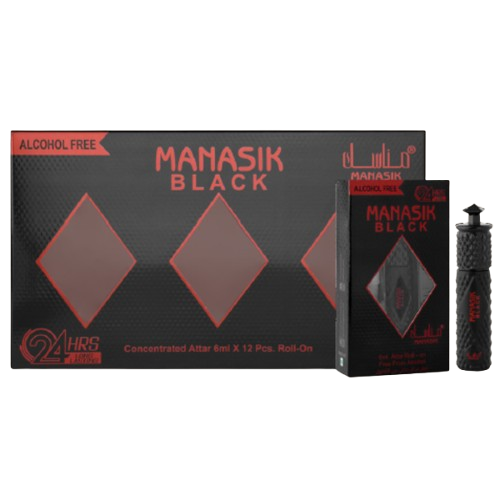 Manasik Black Roll on 6 ml