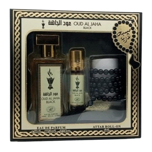 Manasik Oud Al Jaha Black Giftset 3 pcs budget
