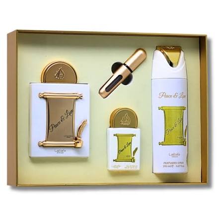 Lattafa Pride Peace & Love EDP 100 ml giftset