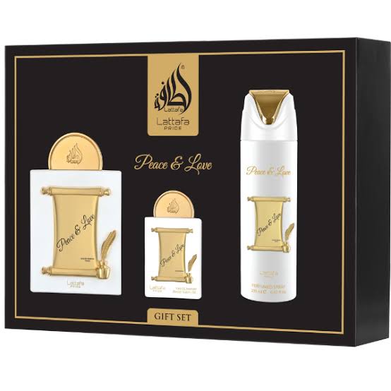 Lattafa Pride Peace & Love EDP 100 ml giftset