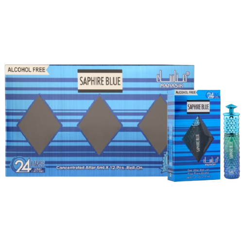 Manasik Saphire Blue Roll on 6 ml