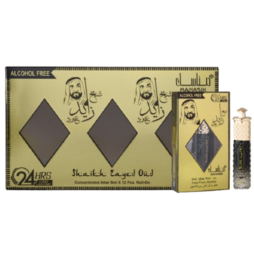 Manasik Shaikh Zayed Oud Roll on 6 ml