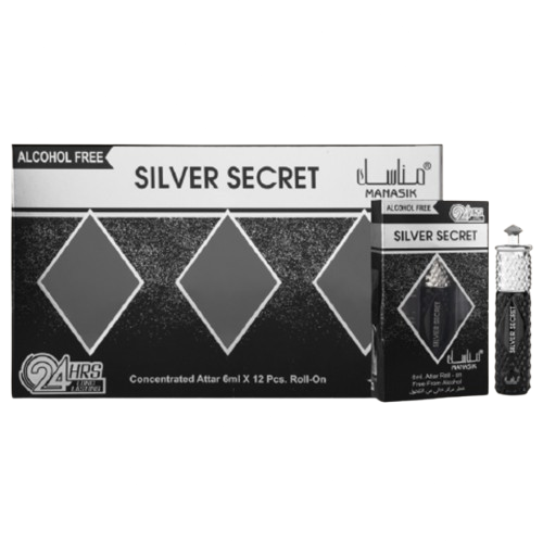 Manasik Silver Secret Roll on 6 ml Alcohol free