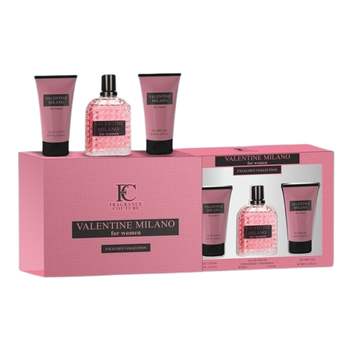 FC Valentine Milano Women Giftset 3 pcs. 100 ml EDP budget